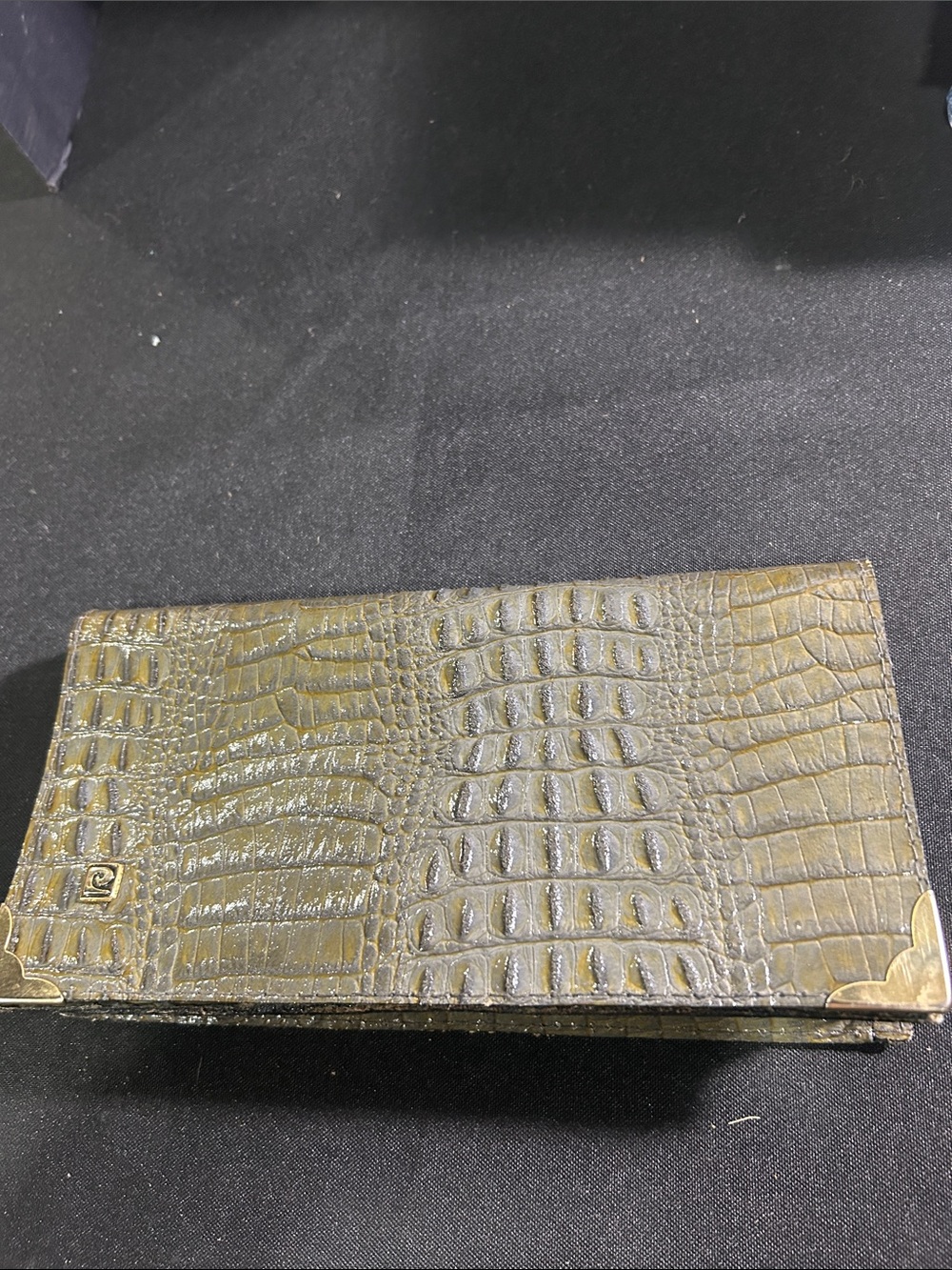 Vintage Pierre Cardin crocodile wallet/ handbag